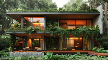 Poster - Concept of the eco house