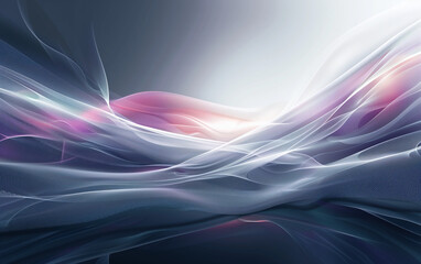 Wall Mural - gray tone curve abstract background,created with generative ai tecnology.