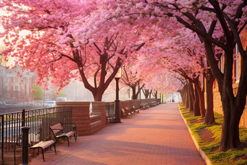 Wall Mural - autumn in the park.