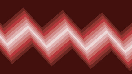 Wall Mural - Red zig zag abstract background for backdrop or fashion style