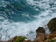 © Margaret LN Brooks - Raw blue power of the Atlantic Ocean as it meets the volcanic rock on the eastern coast of St. Maarten. High quality photo