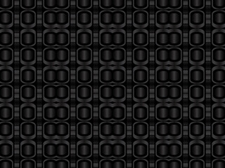 Black metal texture steel background. Perforated metal sheet.