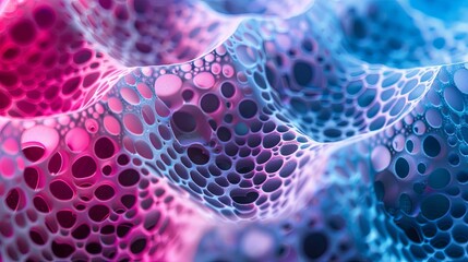 The porous structure. Organic material. Macrostructural design. Illustration for brochure, poster, presentation, flyer or banner.