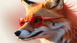 Fox with a sunglasses