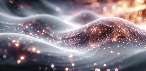 Fototapete - Background about optical fiber. Generative AI.