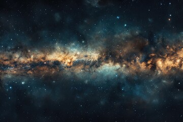 Wall Mural - The vastness of the cosmos captured in panoramic astrophotography