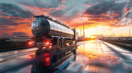 Wall Mural - Fuel tanker