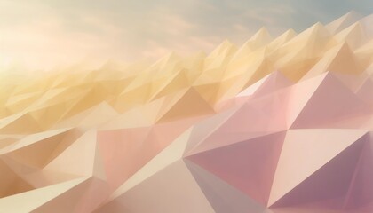 Wall Mural - pink abstract background of triangles low poly