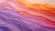 Warm peach hues melting into pastel violet gradients   AI generated illustration