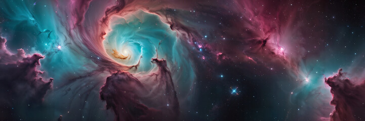 Wall Mural - colorful space galaxy cloud nebula. stary night cosmos. universe science astronomy. supernova backgr