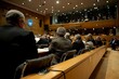 Image of a meeting of the European Parliament, reflecting the process of legislation and political dialogue in the EU