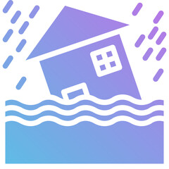 Sticker - flood-disaster-water-weather-ecology