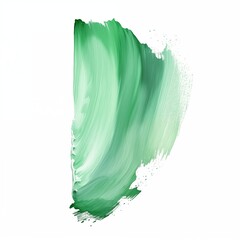 Wall Mural - Mint green paint brush stroke