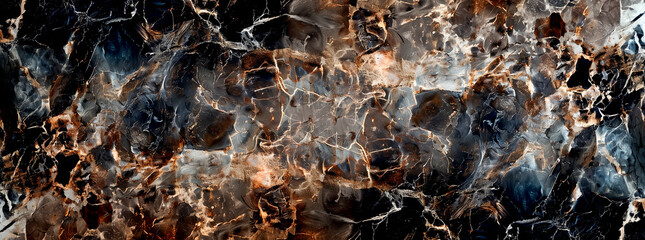 Wall Mural - Marble Dark Emperador - Texture