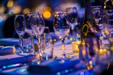 Fototapeta  - A gala dinner reception at a corporate event, Generative AI