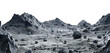 © PixMarket - Asteroid landscape isolated on transparent background