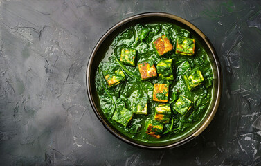 Wall Mural - Indian food - Palak paneer.