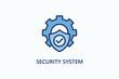 © sayida - Security system vector, icon or logo sign symbol illustration