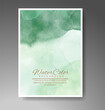 © REZI - Cover template with watercolor background. Design for your cover, date, postcard, banner, logo.