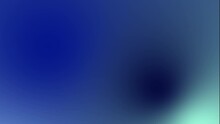 Abstract Animated Color Gradients Background. Blue Light Flashes And Moves Against A Dark Blue Background. Seamless Loop. High Quality 4k Footage
