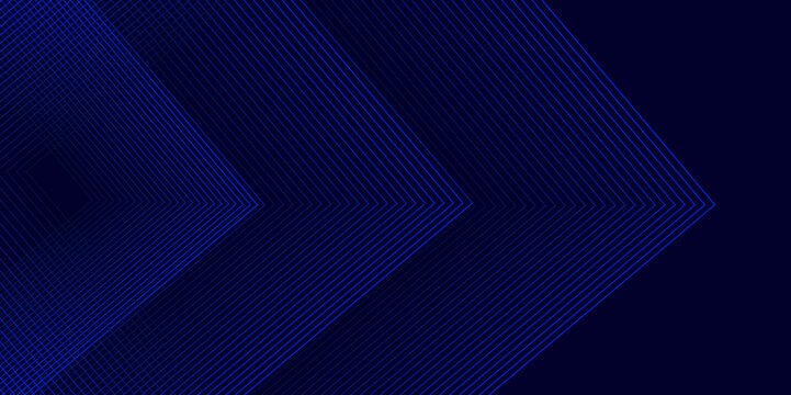 Abstract blue neon geometric light background. Futuristic technology digital hi tech concept background. Vector illustration abstract graphic design banner pattern presentation background web template