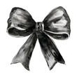 black bow ribbon watercolor good quality and good design