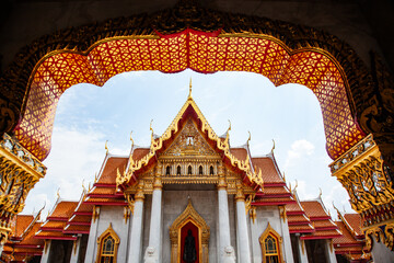 wat Benchamabopit, the Marble temple, Bangkok, Thailand