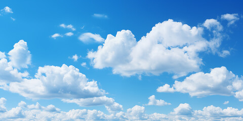 Wall Mural - blue sky with white cloud background. white cloud with blue sky background.