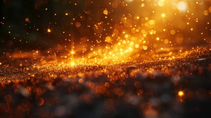 Aufkleber - Glow light effect. Sparkling star burst. The sun rises and sets...
