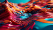 Chromatic Abstractions: Abstract Shapes Painted with Color : Generative AI