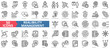 © Uniconlabs - Reliability management icon collection set. Containing availability, maintainability, failure, risk, redundancy, fmea, mtbf icon. Simple line vector.
