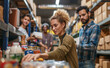© Curioso.Photography - Diverse Volunteers at Local Food Bank