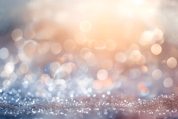 Wall Mural - Glittering Vintage Lights: Cinematic Bokeh Background