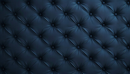 Wall Mural - close-up navy blue leather sofa pattern