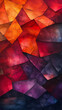 Vibrant Abstract Multicolored Polygonal Background