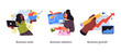 © stonepic - Productivity management tools- set of business concept illustrations. Visual stories collection