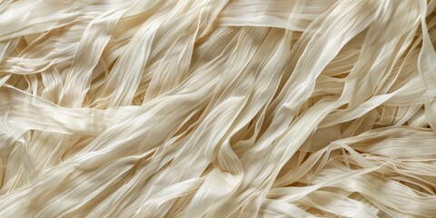 Poster - Wavy Cream Fabric Texture