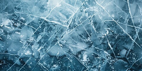 Wall Mural - Ice, frozen water, landscape, mountains, skating rink, iceberg, winter, background, wallpaper.