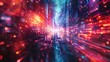 Eye-catching and Vibrant Art - Futuristic Wallpaper - Glowing Backdrop with Dynamic and Stylish Visuals