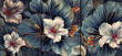 3 panel wall art, floral symphony, wall decoration
