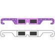 Anti-uv viewing solar eclipse glasses vector cartoon illustration isolated on a white background.