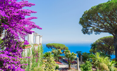 Wall Mural - Ravello village, Amalfi coast of Italy