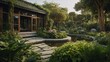 Nature's Haven: Eco Garden, Harmonizing Sustainability, Beauty, and Biodiversity in a Lush Green Oasis