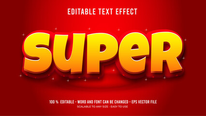 Poster - super editable text effect