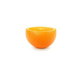 Wall Mural - Orange slice, transparent background