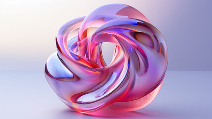 Poster - holo abstract 3d shape