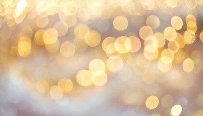 Wall Mural - xmas bokeh festive soft background with yellow bokeh of the garland christmas theme the backdrop for web design greeting or invitation card happy holidays