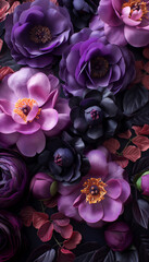 Wall Mural - abstract floral background