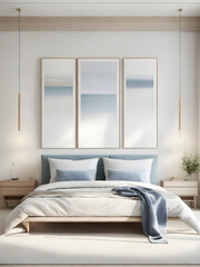 Wall Mural - Modern Master Bedroom in New York-Ai generator