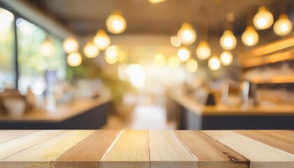 visual key design splay product montage bulbbackground light shop cafe counter blurred top table wood abstract background barista black blank blur blurry board business cafes hot